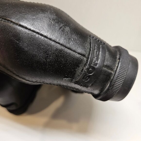 Sorel Harlow Chelsea Boots Womens 11 Black Leather Slip On Elastic side inserts - Picture 6 of 15